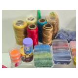 LARGE Lot of Beads & Jewelry Making Materials #1