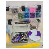 LARGE Lot of Beads & Jewelry Making Materials #2