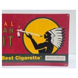 Embossed Metal AMERICAN SPIRIT Tobacco Cigarette Sign