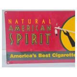 Embossed Metal AMERICAN SPIRIT Tobacco Cigarette Sign