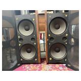 Very Cool LARGE Working Vintage ESS AMT Rock Monitor Speakers w/Gauss Upgrade