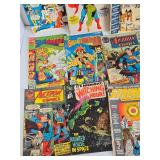Very Nice Estate Lot of Vintage Superhero & Sci-Fi Comic Books - Including Superman