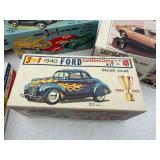 Group of Vintage Model Kits - Open or Partially Built