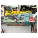 Group of Vintage Model Kits - Open or Partially Built
