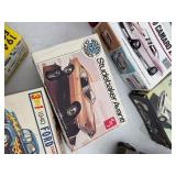 Group of Vintage Model Kits - Open or Partially Built