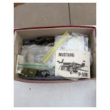 Group of Vintage Model Kits - Open or Partially Built