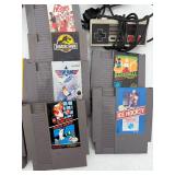Nintendo NES Video Game System w/Games Controllers & Cords