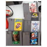 Nintendo NES Video Game System w/Games Controllers & Cords