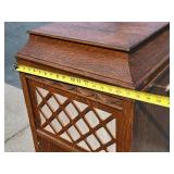 Very Nice Condition Working Antique Oak Pathe Freres Phonograph Model 75