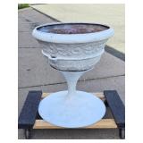 Large Ornate Antique Cast Iron Urn