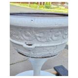 Large Ornate Antique Cast Iron Urn