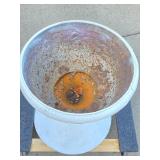 Large Ornate Antique Cast Iron Urn
