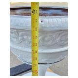 Large Ornate Antique Cast Iron Urn