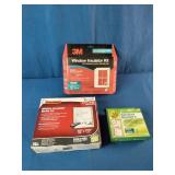 Home weatherization products designed to block drafts and improve home energy efficiency.
