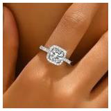 Brand New Sparkling Silvery Womens Ring Size 10