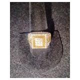 Brand New Men's Bling Ring Size 11