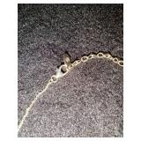 14 Karat Gold Over Silver Necklace 'Daughter'