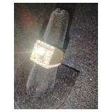 Men's Size 7 Pinky Ring Bling Ring