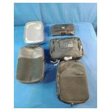 Everyday Carry (EDC) and organization pouches, including potential tactical or diabetic supply