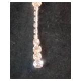 Brand new adjustable length necklace, bracelet, and earrings set