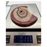Polished Agate Slice on Stand