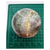 Natural Ocean Jasper Sphere With Cat Stand