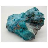 Natural Blue Botryoidal Mineral Specimen on Matrix