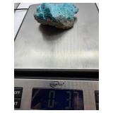 Natural Blue Botryoidal Mineral Specimen on Matrix