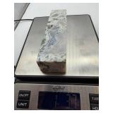 Druzy Moss Agate Crystal Point 1 Lb 3.7 Oz