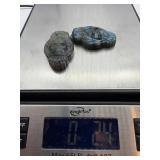 Labradorite Owl Carvings Pair
