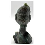 Stone Carved Owl Figurine
