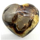 Natural Septarian Jasper Heart Polished Stone