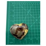 Natural Septarian Jasper Heart Polished Stone