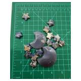 Polished Stone Moon & Star Carvings