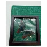 Carved Stone Butterfly Wings in Display Frame #3