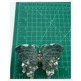 Moss Agate Figural Butterfly