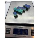 Natural Blue Azurite Malachite Points (Lot of 4)