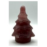 Carved Stone Rabbit & Tree Figurines (Lot of 2)