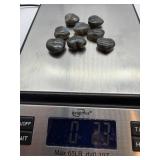 Polished Labradorite Heart Stones (Lot of 8)