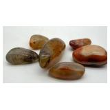 Polished Banded Agate Stones (Lot of 6)