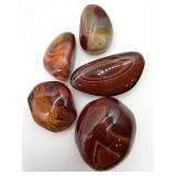 Polished Agate Stone Set (Lot of 5)