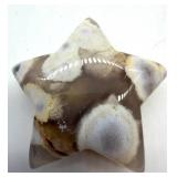 Carved Polished Stone Hearts & Star Mixed Lot of 6