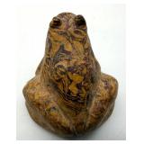 Carved Stone Frog Figurines (Lot of 3)