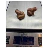 Carved Stone Frog Figurines (Lot of 3)