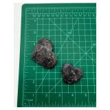 Heart-Shaped Jasper Stone Carvings Set of 2