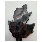 Carved Stone Leaf Set (Lot of 3)