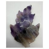 Carved Stone Leaf Set (Lot of 3)