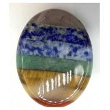 Polished Stone Obelisk Towers & Palm Stone (4 Pieces) including Blueberry Quartz