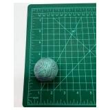 Malachite Sphere on Wood Display Stand