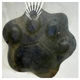 Stone Pyramid & Paw Print Display Pieces Mixed Lot of 3